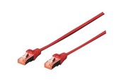 Netwerk - kabel - DIGITUS CAT 6 S/FTP Patchk..5m.rot - Rood - 5m - DK-1644-050/R