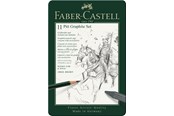 Schrijf- en tekengerei - Faber-Castell Set Pitt Graphite tin small - 112972