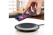 Mobiel - Adapters & Opladers - Baseus Whirlwind Wireless Quick Charger for Smartphones with QI - Black - CCALL-XU01