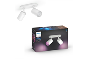 Smart Home - Philips Hue Fugato Plate/Spiral 2x5.7W Spots - White - 929003810301