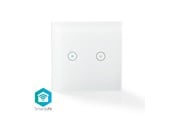 Smart Home - Nedis WiFi Smart Light Schakelaar - Double - WIFIWS20WT