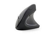 Muis - Gembird MUSW-ERGO-01 - Muis - 2.4 GHz - Zwart - Vertical mouse - Optisch - 6 knoppen - Zwart - MUSW-ERGO-01