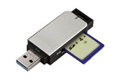 Geheugenkaart - adapter en kaartlezer - Hama card reader - USB 3.0 - 00123900
