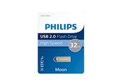 USB-stick - Philips USB Flash Drive 32GB. Moon edition 2.0. Vintage Zilver - 32GB - USB-stick - FM32FD160B/00