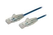 Netwerk - kabel - StarTech.com 0.5m CAT6 Cable - Blue Slim CAT6 Patch Cord - Snagless - LSZH - patch cable - 50 cm - blue - Blauw - 0.5m - N6PAT50CMBLS