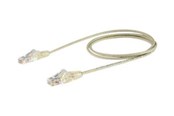 Netwerk - kabel - StarTech.com 0.5m CAT6 Cable - Grijs Slim CAT6 Patch Cable - Snagless - LSZH - patch cable - 50 cm - Grijs - Grijs - 0.5m - N6PAT50CMGRS