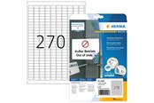 Papier, fotopapier en etiketten - HERMA Verwijderbare Labels 17,8x10 25 Vellen DIN - 10000
