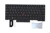 Toetsenbord - Lenovo Chicony - Notebook replacement keyboard - Deens - Zwart - 01YP249