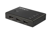 Screen- en audioswitch - StarTech.com 4 Port HDMI Video Schakelaar - 3x HDMI & 1x DisplayPort - 4K 60Hz - video/audio Schakelaar - 4 ports - VS421HDDP