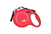 Honden - Flexi New Classic Dog intrekbare lijn 8 m, Roze, Max 50kg. - FL-3006