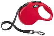 Honden - Flexi New Classic L leash 8 m red, 50kg - FL-3006