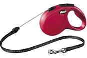 Honden - Flexi New CLASSIC S  Leash 5 m red - FL-2504