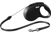 Honden - Flexi New CLASSIC S  Leash 5 m black - FL-2528