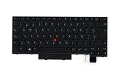 Toetsenbord - Lenovo Chicony - Notebook replacement keyboard - Spaans - Zwart - 01AX374