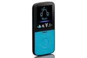 MP3-speler en spraakrecorders - Lenco PODO-153BU - Sport MP3/4 Player with Pedometer Sport Earplugs and Sport Wristband - Blue - MP3 afspeler 4 GB - PODO-153BU