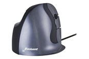 Muis - Bakker Elkhuizen Evoluent D - mouse - USB - Vertical mouse - Optisch - 6 knoppen - Grijs - BNEEVRD
