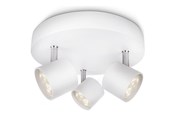 Lampen - Philips Star spot, LED 3x16.5W, wit - 915004146301
