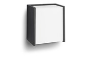 Lampen - Philips Macaw wall lantern black 1x3W SELV - 915004435001