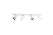 Lampen - Philips Pongee spotrail 4xGU10, wit - 915005531401