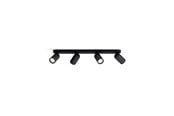Lampen - Philips Pongee spotrail 4xGU10, zwart - 915005531601
