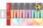 Schrijf- en tekengerei - STABILO BOSS Pastel highlighter set of 6 colors - 70/6-2