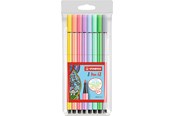 Hobby artikelen - STABILO PEN 68 set of 8 pastel Kleur pens - 68/8-01