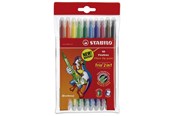 Hobby artikelen - STABILO Fibre-tip pen and fineliner in one - 222/10-01