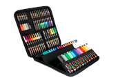 Hobby artikelen - POSCA Gift Case 60 ass. Colors and nib sizes case in Rubber with zipper - 401533