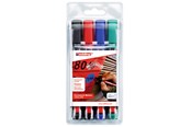 Schrijf- en tekengerei - Edding e-330 permanente marker set van 4 geassorteerd - 330/4