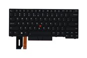 Toetsenbord - Lenovo Lite-On - Notebook replacement keyboard - Engels (US international) - Zwart - 01YP389