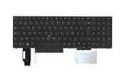 Toetsenbord - Lenovo Chicony - Notebook replacement keyboard - Belgium - Zwart - 01YP566