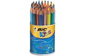 Hobby artikelen - BIC Kids Evolution Triangle ECOlutions Triangular Colouring Pencils - Assorted Colours Pot of 48 - 829736