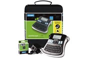 Labelprinter - DYMO LabelManager 210D Handheld Label Maker Kit QWERTY Toetsenbord with 12mm Zwart on Wit D1 Labels & Carrying Case - 2094492