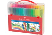 Schrijf- en tekengerei - Faber-Castell Gift set Connector felt-tip pen 80 pcs - 155579