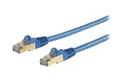 Netwerk - kabel - StarTech.com 5m CAT6a Ethernet Cable - Blauw RJ45 Shielded Cable Snagless - patch cable - 5 m - Blauw - Blauw - 5m - 6ASPAT5MBL