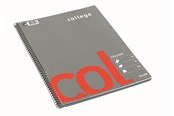 Schrijfblokken, formulieren en notitieboekjes - Bantex  Col College Pad Unruled Unpunched A4 - 100051797