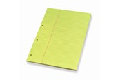 Schrijfblokken, formulieren en notitieboekjes - Bantex  Legal Pad Yellow A4 W/Margin - 100051856
