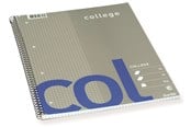 Schrijfblokken, formulieren en notitieboekjes - Bantex  Col College Pad Squared Punched Holes A4 - 1733922-000