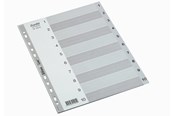 Insteekhoezen, Offertemappen & Tabbladen - Bantex Strong Line-Index Grijs A4 1-10 Grijs - 100204665
