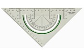 Schrijf- en tekengerei - Linex S2622 Super Series Geometry Set Square - 100414166