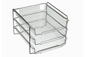 Bureau-accessoires - Bantex Vision Letter Trays Cash & Carry 3-Pack Transparant - 100400406