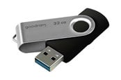 USB-stick - GOODRAM Geheugen USB UTS3 8GB USB 3.0 Zwart - 32GB - USB-stick - UTS3-0320K0R11