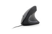 Muis - Gembird Ergonomic 6-button wired optical mouse - Vertical mouse - Optisch - 6 knoppen - Zwart - MUS-ERGO-01