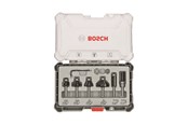 Boren en bits - Bosch Bosc Fräsersatz 6 pcs Trim&Edging 6mm | 2607017468 - 2607017468