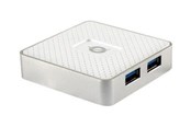 USB hub - Conceptronic HUBBIES03W - Version 1 - hub - 4 ports USB hub - 4 - USB 3.2 - Wit - HUBBIES03W
