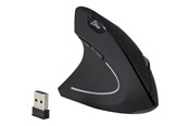 Muis - Inter-Tech Eterno KM-206L - Vertical mouse - 6 knoppen - Zwart - 88884102