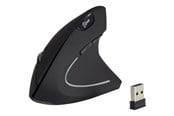 Muis - Inter-Tech Eterno KM-206R - Vertical mouse - 6 knoppen - Zwart - 88884101