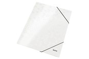 Mapper en Klemborden - Leitz WOW 3-Klepsmap, Karton Wit - 39820001