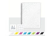 Schrijfblokken, formulieren en notitieboekjes - Leitz Notesblok WOW PP A4kvad.80ark m/hul hvid - 46380001