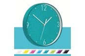 Decoratie - Leitz WOW Stille Wandklok Ijsblauw - 90150051